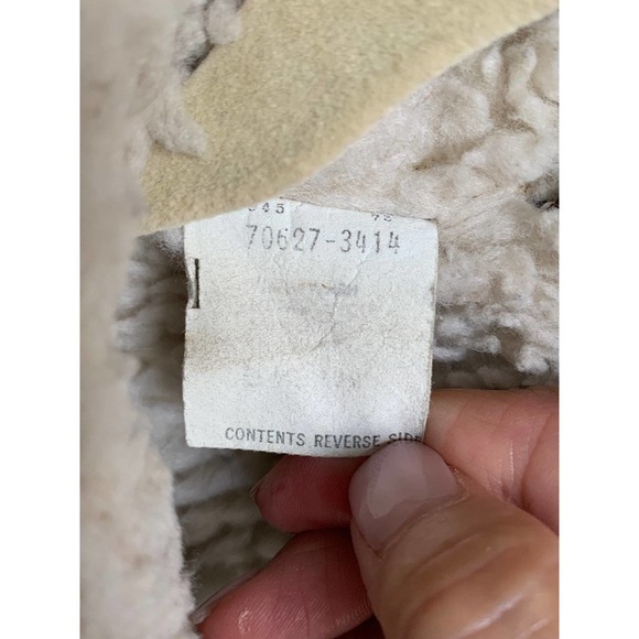 VTG 70s Levi’s Orange Tag quilted denim Sherpa jacket. - Picture 4 of 9